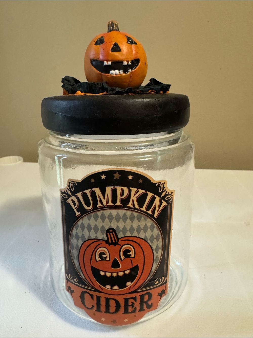 Ashland Halloween Bundle Of 2 Vintage Inspired Decorative Glass Jars - Picture 6 of 8